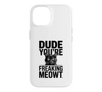 Carcasa para iPhone 14 Amigo, Eres una Maldita Imagen de Gato sorprendido por Meowt