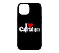 Carcasa para iPhone 14 Amo EL CAPITALISMO del CORAZÓN CAPITALISTAS MERCADOS Libres