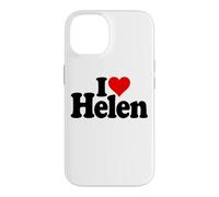 Carcasa para iPhone 14 Amo EL Nombre Helen del CORAZÓN EN UNA tee