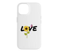 Carcasa para iPhone 14 Amor Girasol Mariposa - Mariposas Girasol