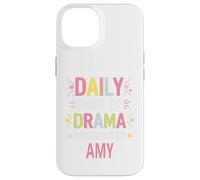 Carcasa para iPhone 14 Amy Personalized Name Funny Cute Custom Amy Name