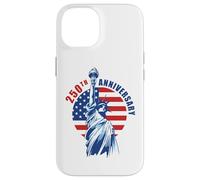Carcasa para iPhone 14 An Amazing 250 Years 1776-2026 Birthday American (White)