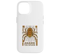 Carcasa para iPhone 14 Anansi la araña Historias Folclore de tramposos de África Occidental