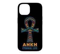 Carcasa para iPhone 14 Ankh Vida Eterna Símbolo Egipcio Antiguo Patrimonio Africano