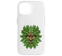 Carcasa para iPhone 14 Antiguo Bosque Cara Pagana Naturaleza Espíritu Celta Popular Regalo