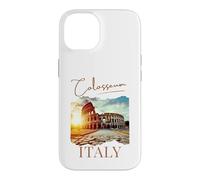 Carcasa para iPhone 14 Antiguos sitios Italianos Roma Coliseo Souvenir Turistas
