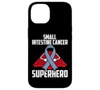 Carcasa para iPhone 14 Apoyo de Luchador Guerrero superhéroe para el cáncer de intestino Delgado