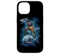 Carcasa para iPhone 14 Aquaman Movie Swimming with Sharks