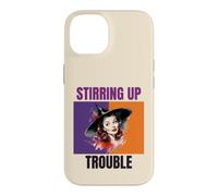 Carcasa para iPhone 14 Arte Pinup Vintage de Brujas de Stirring Up Trouble