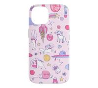 Carcasa para iPhone 14 Astronauta Narval Mapache Unicornio UFO Ciencia ficción Nave Espacial Galaxia