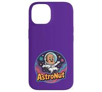 Carcasa para iPhone 14 Astronut Lindo Cacahuete En Espacio Galaxia Astronauta Juego de Palabras
