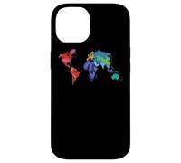 Carcasa para iPhone 14 Atlas de Bandera del país del Mapa del Mundo