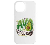 Carcasa para iPhone 14 Avocado Lover AVO Good Day Food Juego de Palabras Guacamole