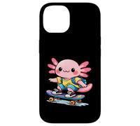 Carcasa para iPhone 14 Axolotl en Patín. Amantes De Los Animales