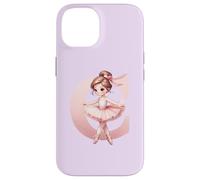 Carcasa para iPhone 14 Bailarina Girl Dancing Name First Letter C Girly Tutu Ballet