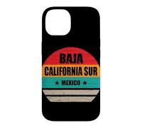 Carcasa para iPhone 14 Baja California Sur México Retro Vintage Baja California Sur