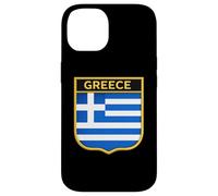 Carcasa para iPhone 14 Bandera de Grecia - Escudo de Armas Griego