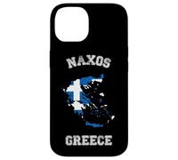 Carcasa para iPhone 14 Bandera Envejecida de Grecia Orgullo de Naxos