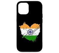 Carcasa para iPhone 14 Bandera India I love India It is in my DNA Gift for Indians