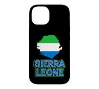 Carcasa para iPhone 14 Bandera patriótica de Sierra Leona para Hombres, Mujeres y niños Leonean