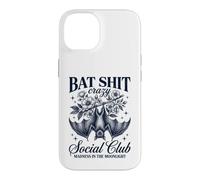 Carcasa para iPhone 14 Bat Shit Crazy Social Club Madness In The Moonlight Bat