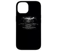 Carcasa para iPhone 14 Batman v Superman Black & White Title Logo