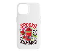 Carcasa para iPhone 14 Bebida de Mano Spooky Summer Watermelon Skeleton