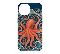Carcasa para iPhone 14 Belle Epoque Pulpo Vintage Ocean Art