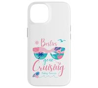 Carcasa para iPhone 14 Besties Gone Cruising Matching Womens Girls Cruise