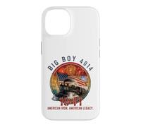 Carcasa para iPhone 14 Big Boy 4014 Locomotora de Vapor Vintage Americano