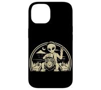 Carcasa para iPhone 14 Bigfoot Alien Boy Adventure Sasquatch OVNI