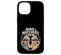 Carcasa para iPhone 14 Bird Watchers Crew Retro Binoculares Ornitólogo Seniors