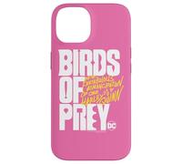 Carcasa para iPhone 14 Birds of Prey White and Yellow Logo