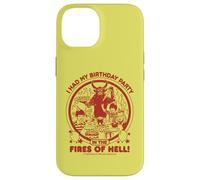 Carcasa para iPhone 14 Birthday in Hell Sarcastic Retro Funny Adult Humor