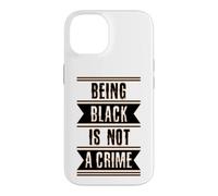 Carcasa para iPhone 14 Black History Gift Ser Black is Not a Crime End Racism