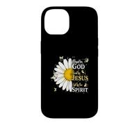 Carcasa para iPhone 14 Blessed by God Loved by Jesus Led by Spirit Faith