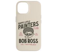 Carcasa para iPhone 14 Bob Ross Happy Little Painters Club