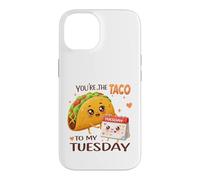 Carcasa para iPhone 14 Bonito diseño gastronómico de You'Re The Taco To My Tuesday
