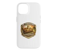 Carcasa para iPhone 14 Born To Kubb Regalo Divertido My Therapist has Wooden Blocks
