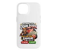 Carcasa para iPhone 14 Brainrot Calling Funny Viral Meme Humor Design Entrante