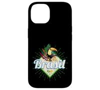 Carcasa para iPhone 14 Brasil tucán Retro Samba Carnaval Recuerdo Vintage
