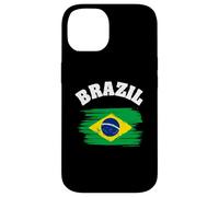 Carcasa para iPhone 14 Brazil National Flag Country Pride Roots Vintage Gift