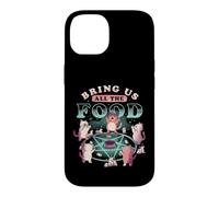 Carcasa para iPhone 14 Bring Us All The Food Cat Seance Lindo Pentagram EduEly