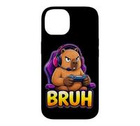 Carcasa para iPhone 14 Bruh Capybara Videojuegos Funny Controller PC Gamer Console