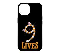 Carcasa para iPhone 14 Bufanda con Orejas de Gato Cat Nine Lives