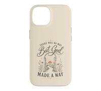 Carcasa para iPhone 14 But God Made A Way Christian Faith - Cita inspiradora
