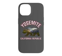 Carcasa para iPhone 14 California Republic Bear Yosemite Valley National Park Flag