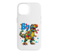 Carcasa para iPhone 14 Camiseta Dino I Play with Bricks 6 7 Hours per Day