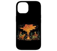 Carcasa para iPhone 14 Campfire Friends Night Camping Naturaleza Camper Campamento