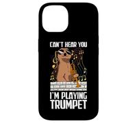 Carcasa para iPhone 14 Can't Hear You trompetista Trompeta Trompeta